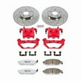 thumbnail image 1 of PowerStop Front Z26 Street Warrior Brake Pad and Rotor Kit with Red Powder Coated Calipers Fits: INFINITI NISSAN Select Models KC112B-26, 1 of 5