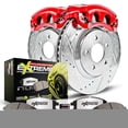 thumbnail image 1 of PowerStop Front Z26 Street Warrior Brake Pad and Rotor Kit with Red Powder Coated Calipers Fits: CHRYSLER DODGE Select Models KC1714-26, 1 of 7