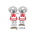 thumbnail image 1 of PowerStop Front Z26 Street Warrior Brake Pad and Rotor Kit with Red Powder Coated Calipers Fits: ACURA HONDA Select Models KC2292-26, 1 of 5