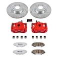 thumbnail image 1 of PowerStop Front Z26 Street Warrior Brake Pad and Rotor Kit with Red Powder Coated Calipers Fits: MAZDA Select Models KC3026-26, 1 of 1