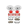 thumbnail image 1 of PowerStop Front Z26 Street Warrior Brake Pad and Rotor Kit with Red Powder Coated Calipers Fits: INFINITI NISSAN Select Models KC3140-26, 1 of 5