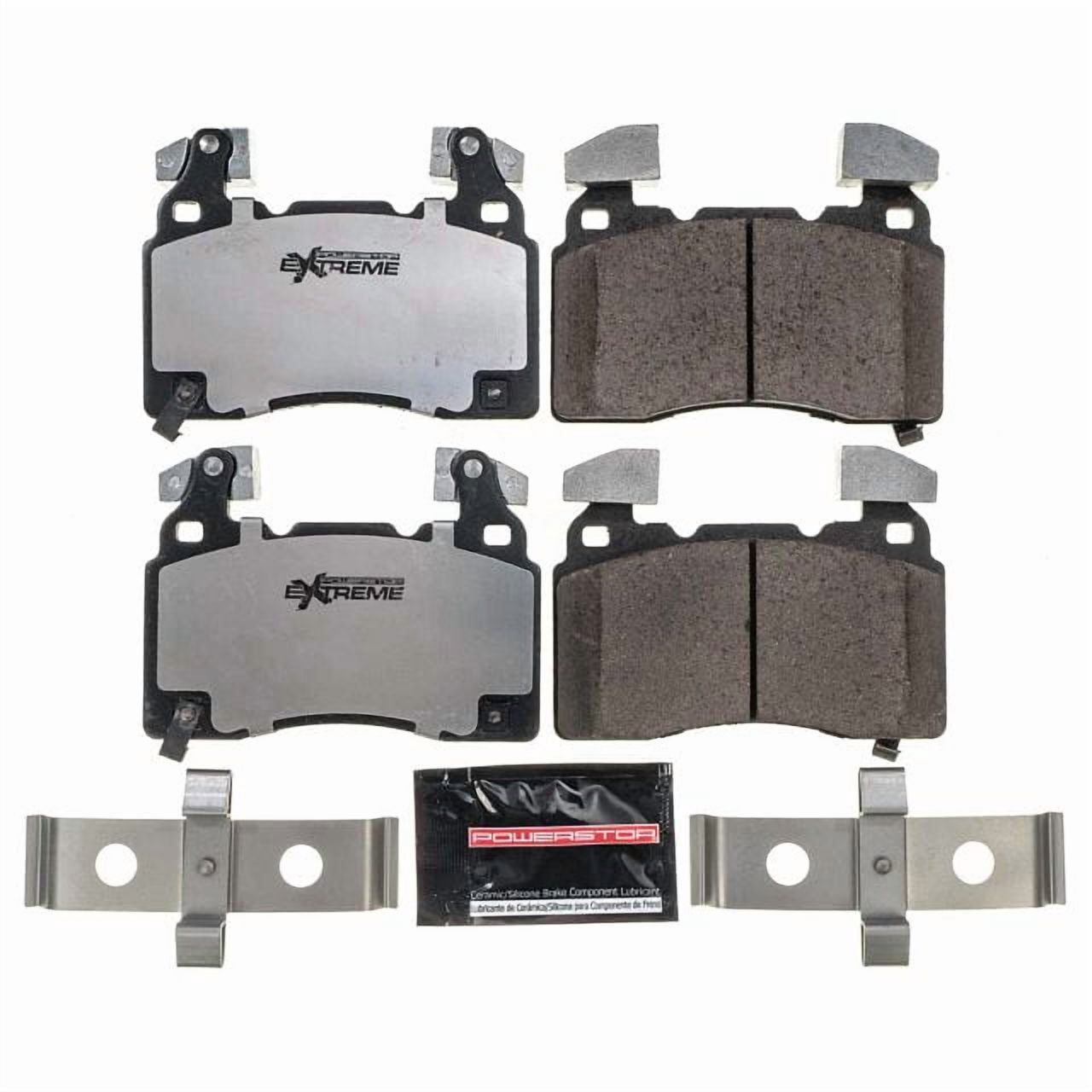 Powerstop Z26-1474A PSBZ26-1474A Z26 STREET WARRIOR CARBON FIBER-CERAMIC BRAKE PADS