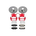 thumbnail image 1 of PowerStop Front Z36 Truck & Tow Brake Pad and Rotor Kit with Red Powder Coated Calipers Fits: ACURA HONDA Select Models KC1043A-36, 1 of 5