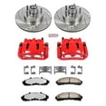 thumbnail image 1 of PowerStop Front Z36 Truck & Tow Brake Pad and Rotor Kit with Red Powder Coated Calipers Fits: FORD MAZDA MERCURY Select Models KC1854-36, 1 of 1