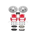thumbnail image 1 of PowerStop Front Z36 Truck & Tow Brake Pad and Rotor Kit with Red Powder Coated Calipers Fits: ACURA HONDA Select Models KC6490-36, 1 of 1