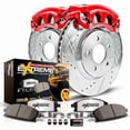 thumbnail image 1 of Power Stop Front Z36 Truck & Tow Brake Pad and Rotor Kit with Red Powder Coated Calipers KC8325-36, 1 of 4