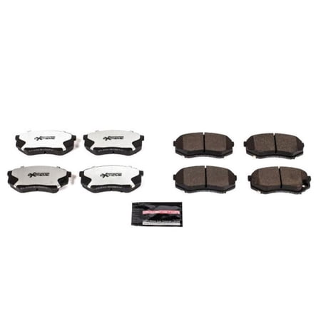 Power Stop Front Z36 Truck & Tow Carbon-Fiber Ceramic Brake Pads Z36-735