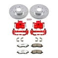 thumbnail image 1 of PowerStop Front Z26 Street Warrior Brake Pad and Rotor Kit with Red Powder Coated Calipers Fits: CHRYSLER DODGE MITSUBISHI Select Models KC1678-26, 1 of 5