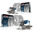 thumbnail image 1 of Power Stop Front and Rear Euro-Stop ECE-R90 Certified Brake Pad and Rotor Kit ESK4502, 1 of 5