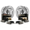 thumbnail image 1 of Power Stop Front and Rear Stock Replacement Brake Pad and Rotor Kit KOE4065, 1 of 5