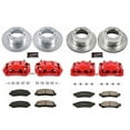 thumbnail image 1 of PowerStop Front and Rear Z23 Evolution Sport Brake Pad and Rotor Kit with Red Powder Coated Calipers Fits: FORD Select Models KC4033, 1 of 5