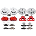 thumbnail image 1 of PowerStop Front and Rear Z23 Evolution Sport Brake Pad and Rotor Kit with Red Powder Coated Calipers Fits: DODGE JEEP Select Models KC5952, 1 of 5
