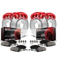 thumbnail image 1 of PowerStop Front and Rear Z23 Evolution Sport Brake Pad and Rotor Kit with Red Powder Coated Calipers Fits: BMW Select Models KC874, 1 of 2