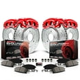 thumbnail image 1 of PowerStop Front and Rear Z23 Evolution Sport Brake Pad and Rotor Kit with Red Powder Coated Calipers Fits: LINCOLN Select Models KC7912A, 1 of 7