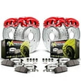 thumbnail image 1 of PowerStop Front and Rear Z26 Street Warrior Brake Pad and Rotor Kit with Red Powder Coated Calipers Fits: FORD Select Models KC1305D-26, 1 of 1