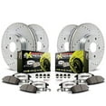 thumbnail image 1 of PowerStop Front and Rear Z26 Street Warrior Carbon-Fiber Ceramic Brake Pad and Drilled and Slotted Rotor Kit Fits: BUICK CHEVROLET SAAB Select Models K5523-26, 1 of 9