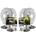 thumbnail image 1 of PowerStop Front and Rear Z26 Street Warrior Carbon-Fiber Ceramic Brake Pad and Drilled and Slotted Rotor Kit Fits: EAGLE MITSUBISHI PLYMOUTH Select Models K799-26, 1 of 2