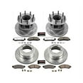 thumbnail image 1 of PowerStop Front and Rear Z36 Truck & Tow Carbon-Fiber Ceramic Brake Pad and Drilled and Slotted Rotor Kit Fits: FORD Select Models K6527-36, 1 of 9