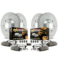 thumbnail image 1 of PowerStop Front and Rear Z36 Truck & Tow Carbon-Fiber Ceramic Brake Pad and Drilled and Slotted Rotor Kit Fits: JEEP Select Models K8509-36, 1 of 7