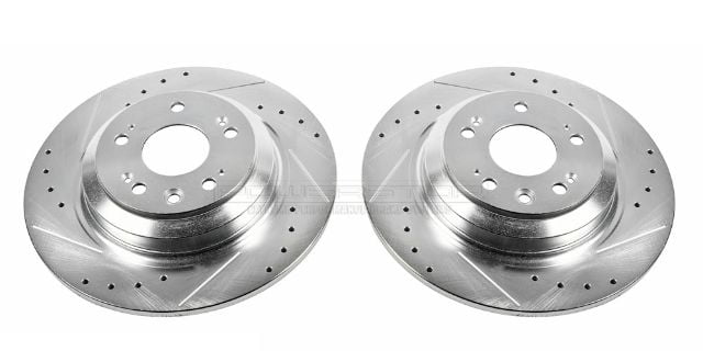 Power Stop JBR1382XPR Evolution Drilled & Slotted Rotors -Rear