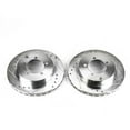 thumbnail image 1 of Power Stop Rear Pair of Drilled and Slotted Brake Rotors JBR585XPR, 1 of 3