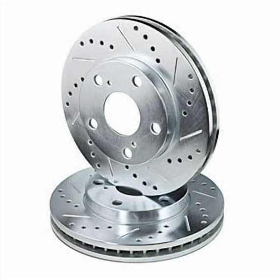 Power Stop JBR709XPR Evolution Drilled & Slotted Rotors -Front