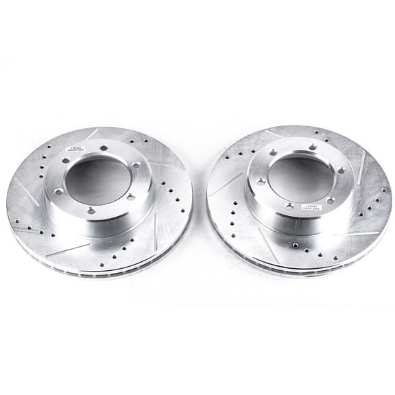 Power Stop JBR740XPR Evolution Drilled & Slotted Rotors -Front