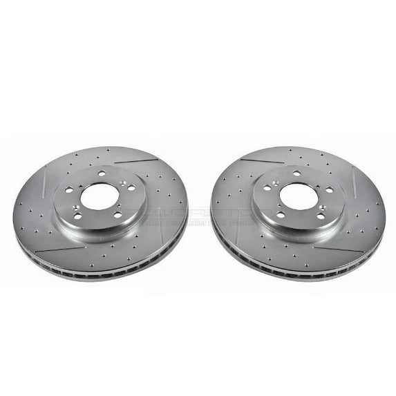 Power Stop JBR984XPR Evolution Drilled & Slotted Rotors -Front