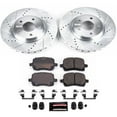 thumbnail image 1 of PowerStop Front Z23 Evolution Sport Carbon-Fiber Ceramic Brake Pad and Drilled & Slotted Rotor Kit Fits: CHEVROLET PONTIAC SATURN Select Models K1610, 1 of 5