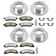 thumbnail image 1 of PowerStop Front and Rear Z36 Truck & Tow Carbon-Fiber Ceramic Brake Pad and Drilled and Slotted Rotor Kit Fits: FORD Select Models K1906-36, 1 of 9