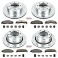 thumbnail image 1 of PowerStop Front and Rear Z36 Truck & Tow Carbon-Fiber Ceramic Brake Pad and Drilled and Slotted Rotor Kit Fits: DODGE Select Models K5458-36, 1 of 9
