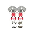 thumbnail image 1 of PowerStop Rear Z26 Street Warrior Brake Pad and Rotor Kit with Red Powder Coated Calipers Fits: HONDA Select Models KC1243B-26, 1 of 5