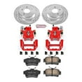 thumbnail image 1 of PowerStop Rear Z23 Evolution Sport Brake Pad and Rotor Kit with Red Powder Coated Calipers Fits: FORD Select Models KC1306A, 1 of 5