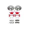 thumbnail image 1 of PowerStop Rear Z26 Street Warrior Brake Pad and Rotor Kit with Red Powder Coated Calipers Fits: BUICK CHEVROLET OLDSMOBILE PONTIAC Select Models KC1558-26, 1 of 5