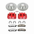 thumbnail image 1 of PowerStop Front Z36 Truck & Tow Brake Pad and Rotor Kit with Red Powder Coated Calipers Fits: FORD Select Models KC1923A-36, 1 of 5