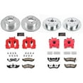thumbnail image 1 of PowerStop Front and Rear Z36 Truck & Tow Brake Pad and Rotor Kit with Red Powder Coated Calipers Fits: JEEP Select Models KC2154-36, 1 of 5