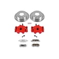 thumbnail image 1 of PowerStop Rear Z26 Street Warrior Brake Pad and Rotor Kit with Red Powder Coated Calipers Fits: CHRYSLER DODGE JEEP MITSUBISHI Select Models KC3033-26, 1 of 5