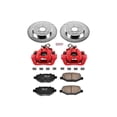 thumbnail image 1 of PowerStop Rear Z23 Evolution Sport Brake Pad and Rotor Kit with Red Powder Coated Calipers Fits: FORD Select Models KC4744, 1 of 5