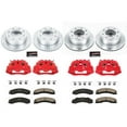 thumbnail image 1 of PowerStop Front and Rear Z23 Evolution Sport Brake Pad and Rotor Kit with Red Powder Coated Calipers Fits: CHEVROLET GMC Select Models KC6259, 1 of 5