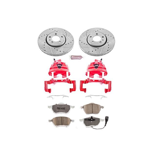 PowerStop Front Z26 Street Warrior Brake Pad and Rotor Kit