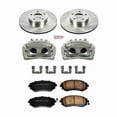 thumbnail image 1 of PowerStop Front Stock Replacement Brake Pad and Rotor Kit with Calipers Fits: SAAB SUBARU Select Models KCOE1124, 1 of 3