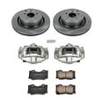 thumbnail image 1 of PowerStop Rear Stock Replacement Brake Pad and Rotor Kit with Calipers Fits: INFINITI Select Models KCOE5861, 1 of 1
