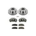 thumbnail image 1 of PowerStop Front Stock Replacement Brake Pad and Rotor Kit with Calipers Fits: FORD Select Models KCOE6545A, 1 of 3