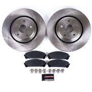 Power Stop KOE4713 Daily Driver Brake Kit, Front Automotive Brakes Disc Brake Kit