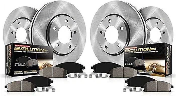 PowerStop Front and Rear Stock Replacement Brake Pad and Rotor Kit Fits: HYUNDAI KIA Select Models KOE7582
