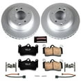 thumbnail image 1 of PowerStop Rear Geomet Coated Brake Rotor and Pad Kit Fits: AUDI PORSCHE VOLKSWAGEN Select Models CRK5312, 1 of 2