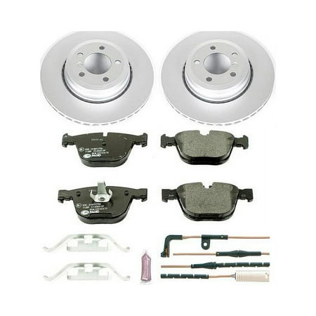 Power Stop Rear Euro-Stop ECE-R90 Certified Brake Pad and Rotor Kit ESK5283