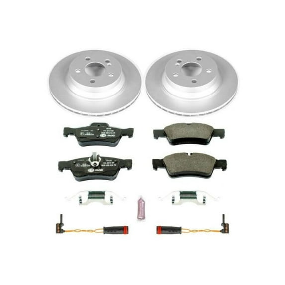 Power Stop Rear Euro-Stop ECE-R90 Certified Brake Pad and Rotor Kit ESK5322