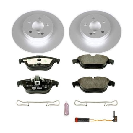 Power Stop Rear Euro-Stop ECE-R90 Certified Brake Pad and Rotor Kit ESK5625
