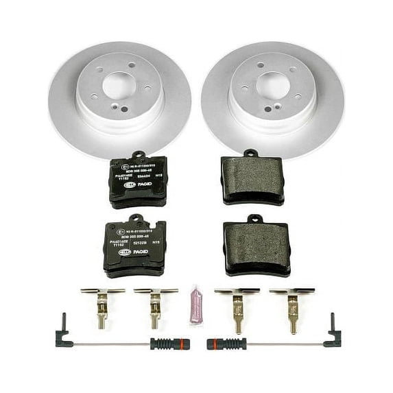 Power Stop Rear Euro-Stop ECE-R90 Certified Brake Pad and Rotor Kit ESK620